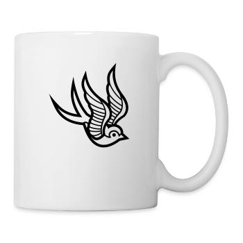 Schwalbe - Tasse - Weiß - Rechts