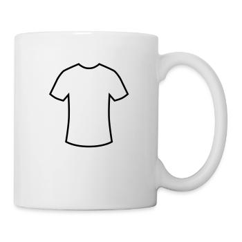 T-Shirt line - Mug blanc - blanc - Droite