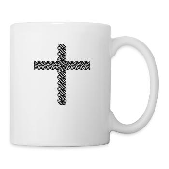 Croatia pleter križ cross kreuz ornament - Tasse - Weiß - Rechts