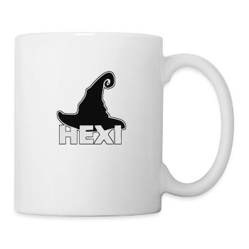 Hexi Hexe Hexenhut / witchcraft Zicke Zauber Hut - Tasse - Weiß - Rechts