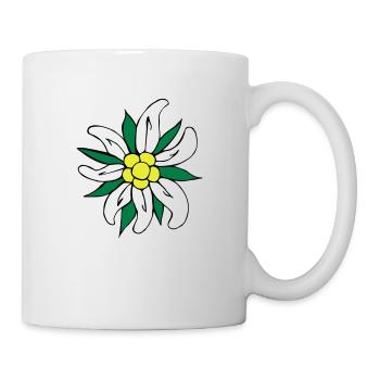 edelweiß_3 - Tasse - Weiß - Rechts