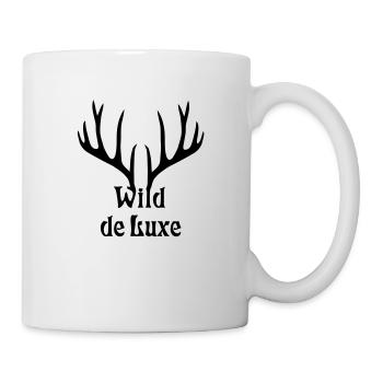 sauvage chasse des bois de luxe, chasseur - Mug blanc - blanc - Droite