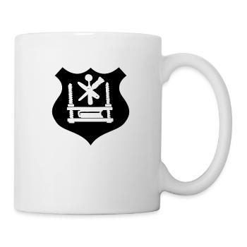 Zunftsymbol Buchdrucker - Tasse - Weiß - Rechts