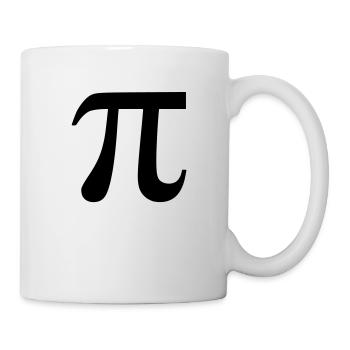 pi - Tasse - Weiß - Rechts