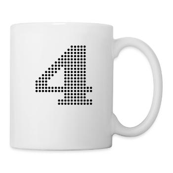 4 nummer - Mug - white - Right