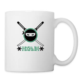 Ninja - Tasse - Weiß - Rechts