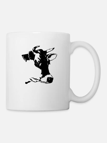 La vache - Mug blanc - blanc