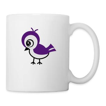 birdy - Mug blanc - blanc - Droite