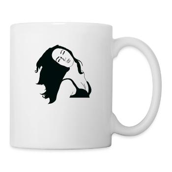 Graffiti Template Style Woman - Mug - white - Right