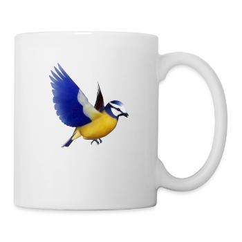 Der Diebstahl der Meise - Tasse - Weiß - Rechts