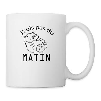 Pas du matin - Mug blanc - blanc - Droite
