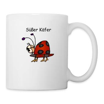 Süßer Käfer - Tasse - Weiß - Rechts