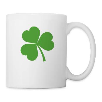 Kleeblatt - Tasse - Weiß - Rechts