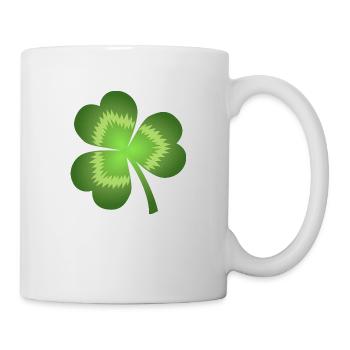 Kleeblatt - Tasse - Weiß - Rechts