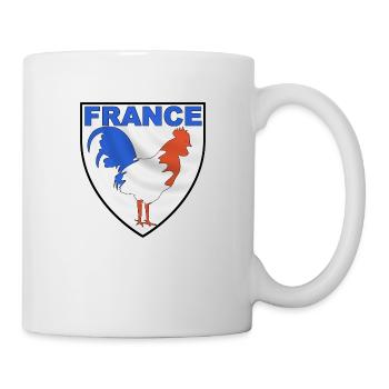 coq_france_design_01 - Mug blanc - blanc - Droite