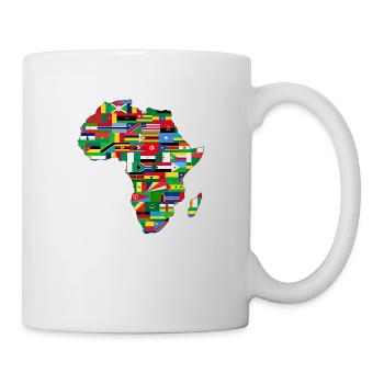 Afrika vereint - Tasse - Weiß - Rechts