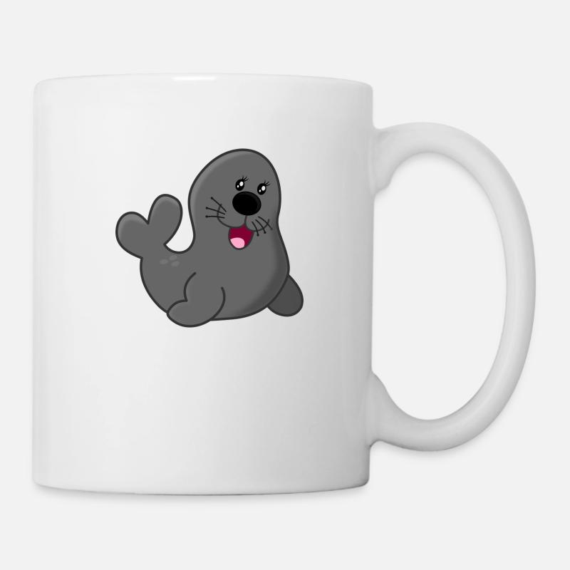 Kouwo le phoque - Mug blanc - blanc