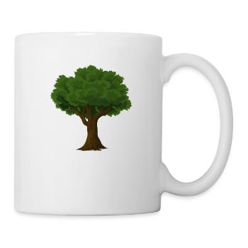 Baum - Tasse - Weiß - Rechts