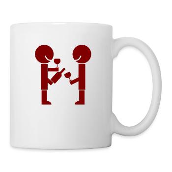 grapes weintrauben wine wein vines5 - Tasse - Weiß - Rechts