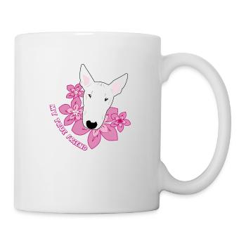 Bullterrier white - Tasse - Weiß - Rechts