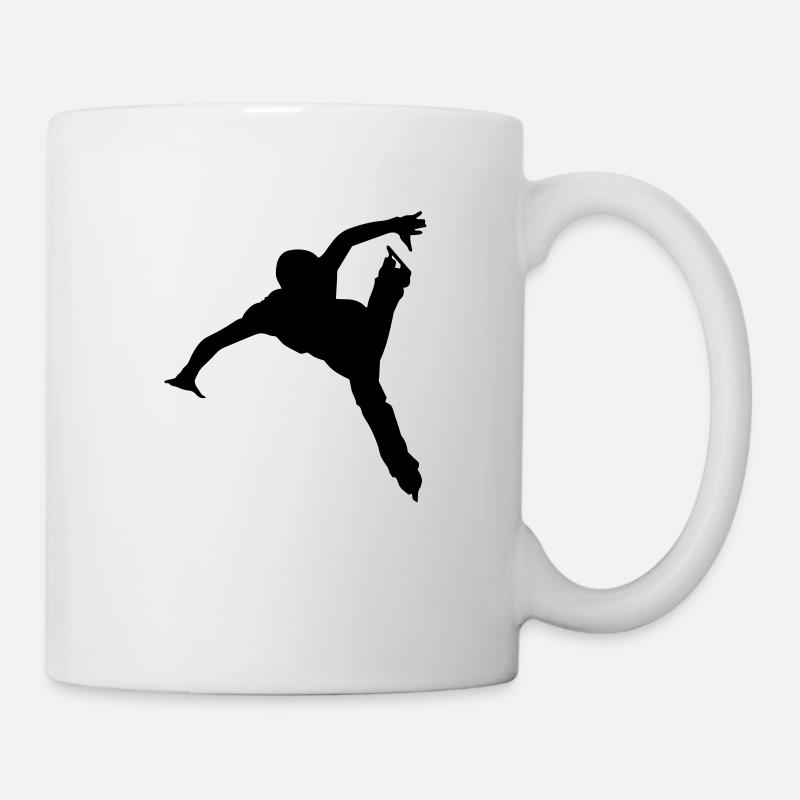 Ice Skating male de - Tasse - Weiß