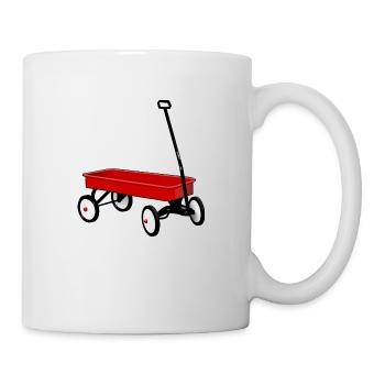 Wagen - Tasse - Weiß - Rechts