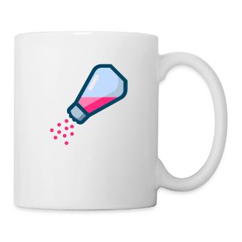 pepper salt pfeffer salz shaker streuer2 - Tasse - Weiß - Rechts