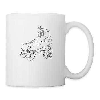 Rubino quad - Mug blanc - blanc - Droite