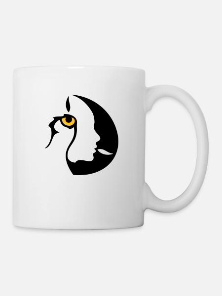 Chamane (œil droit) - Mug blanc - blanc