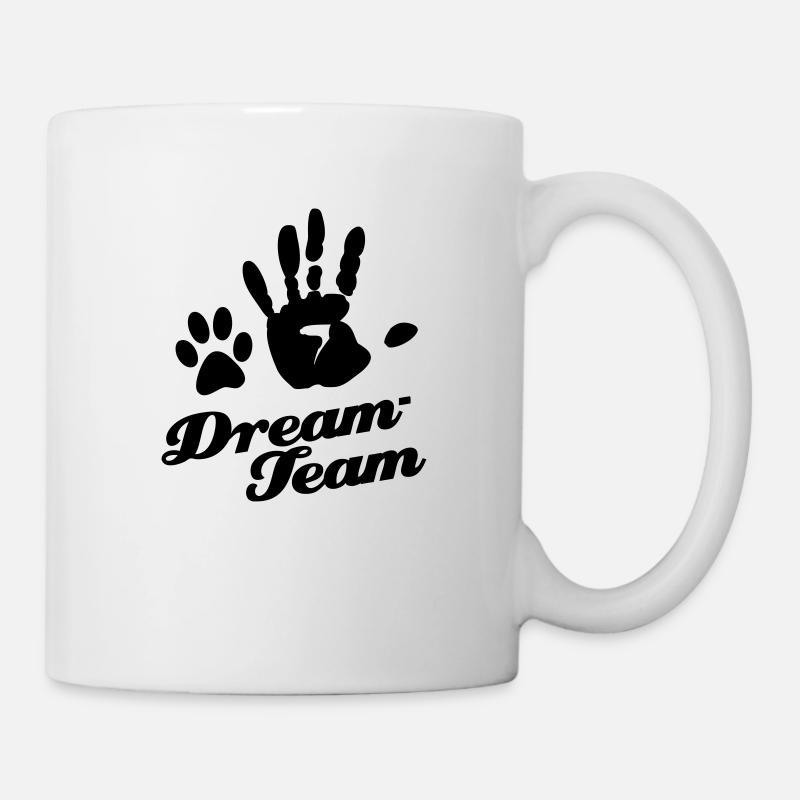Dream Team Animal Lovers Paw - Mug blanc - blanc
