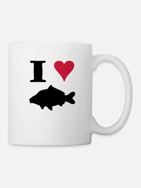 I Love Carp ! - Mug blanc - blanc