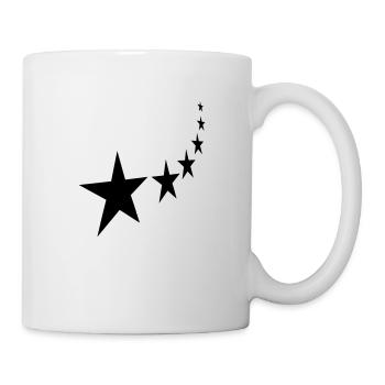Sterne - Tasse - Weiß - Rechts