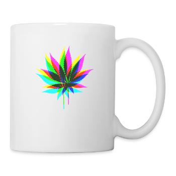 colorful HANF - Tasse - Weiß - Rechts