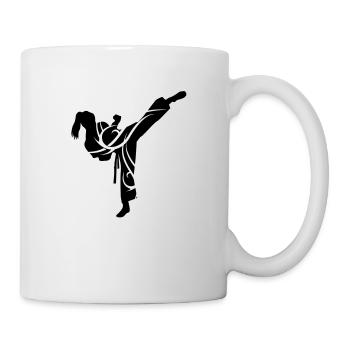 Martial arts female eu - Mug - white - Right