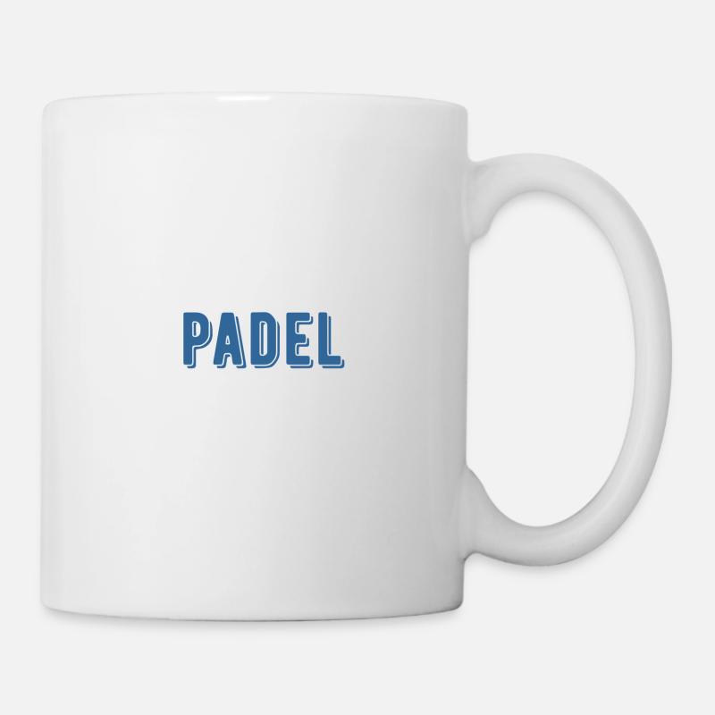 Pas accro padel cadeau - Mug blanc - blanc