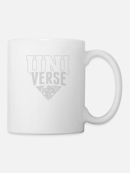 Universe Brust - Tasse - Weiß