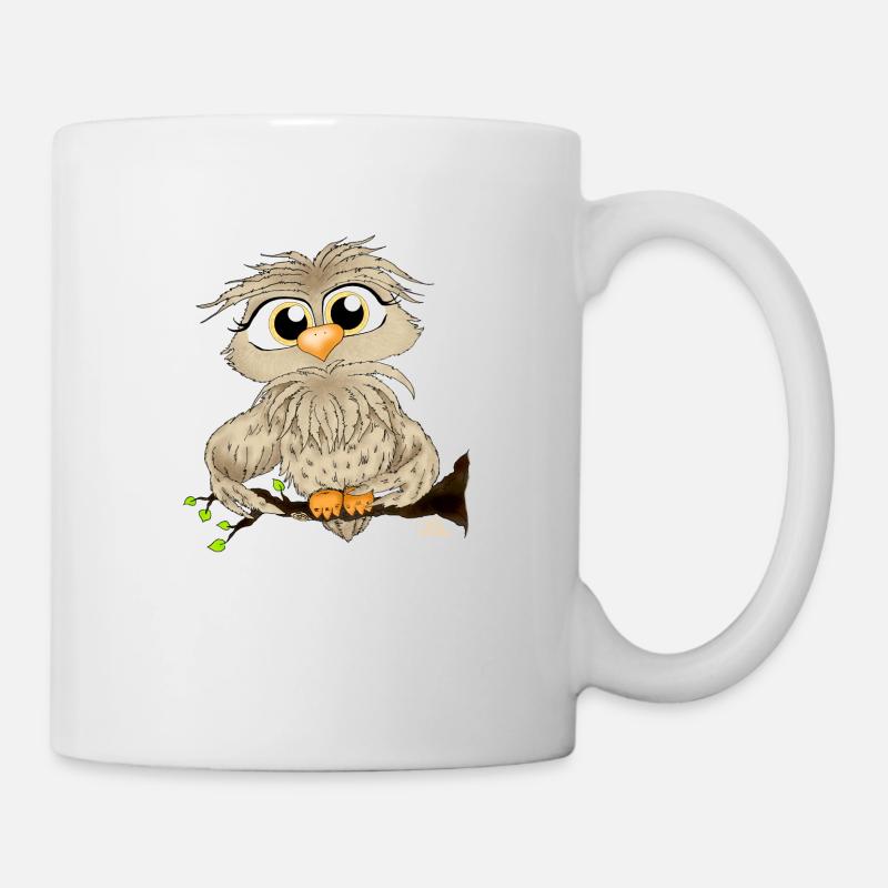 Käuzchen Hugo - Tasse - Weiß