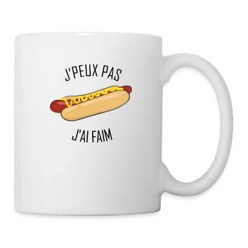 I can not I'm hungry - Mug - white - Right