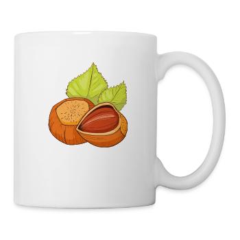 Hazelnut common hazelnut shrub - Mug - white - Right