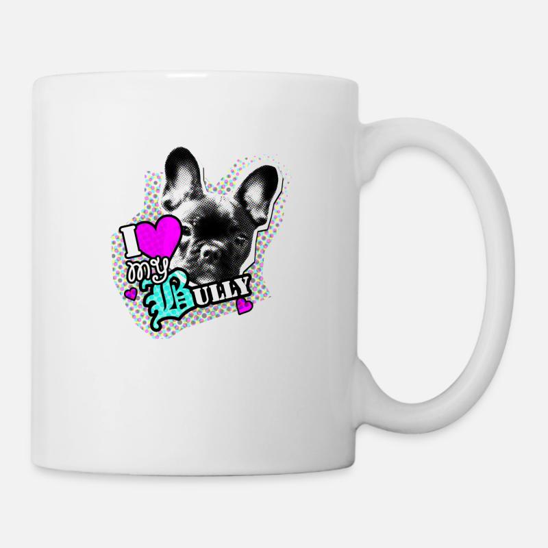 Bully - bouledogue français - Amour - Mug blanc - blanc