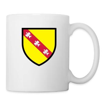 Blason Lorraine (T) - Mug blanc - blanc - Droite
