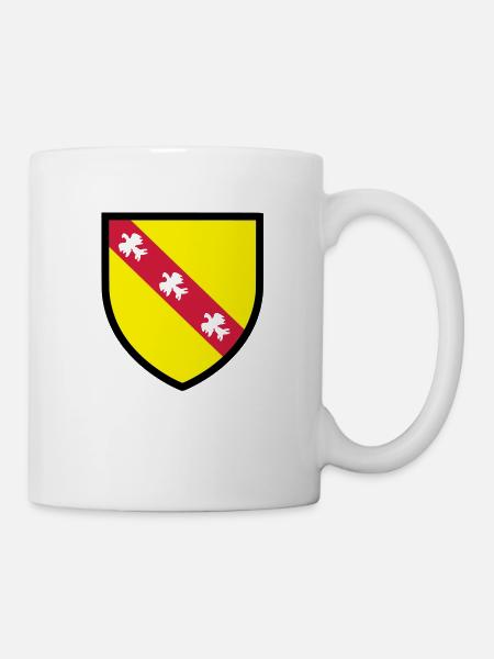 Blason Lorraine (T) - Mug blanc - blanc