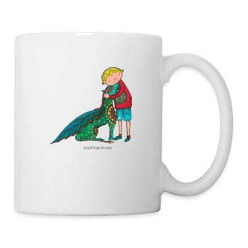 Clement and his dragon - Mug - white - Right