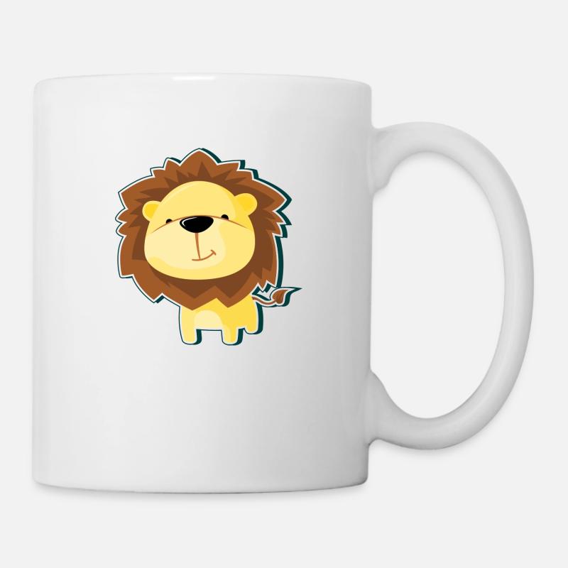 Lion lion - Mug blanc - blanc