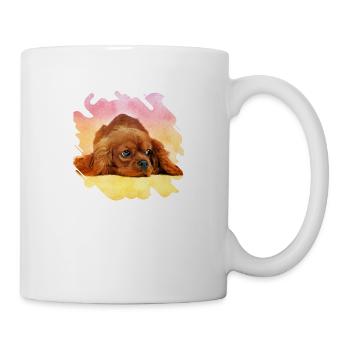 Cavalier King Charles Spaniel - Mug - white - Right