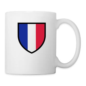 blason, écusson, drapeau France (T) - Mug blanc - blanc - Droite