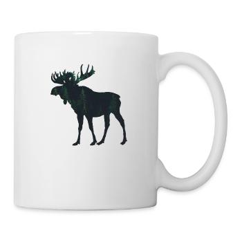Elch - Tasse - Weiß - Rechts