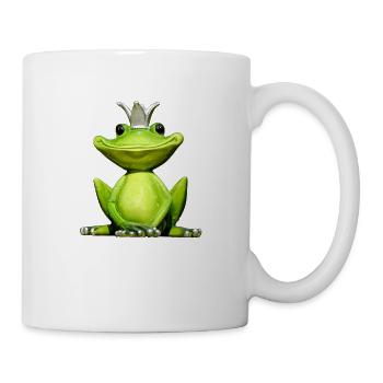 Froschkönig Frosch Frog Prinz Kiss - Tasse - Weiß - Rechts