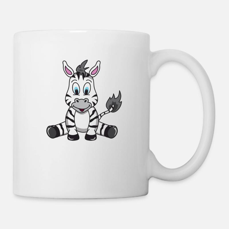 Baby Zebra - Tasse - Weiß