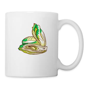 Chicorée Chicoree Salat - Tasse - Weiß - Rechts